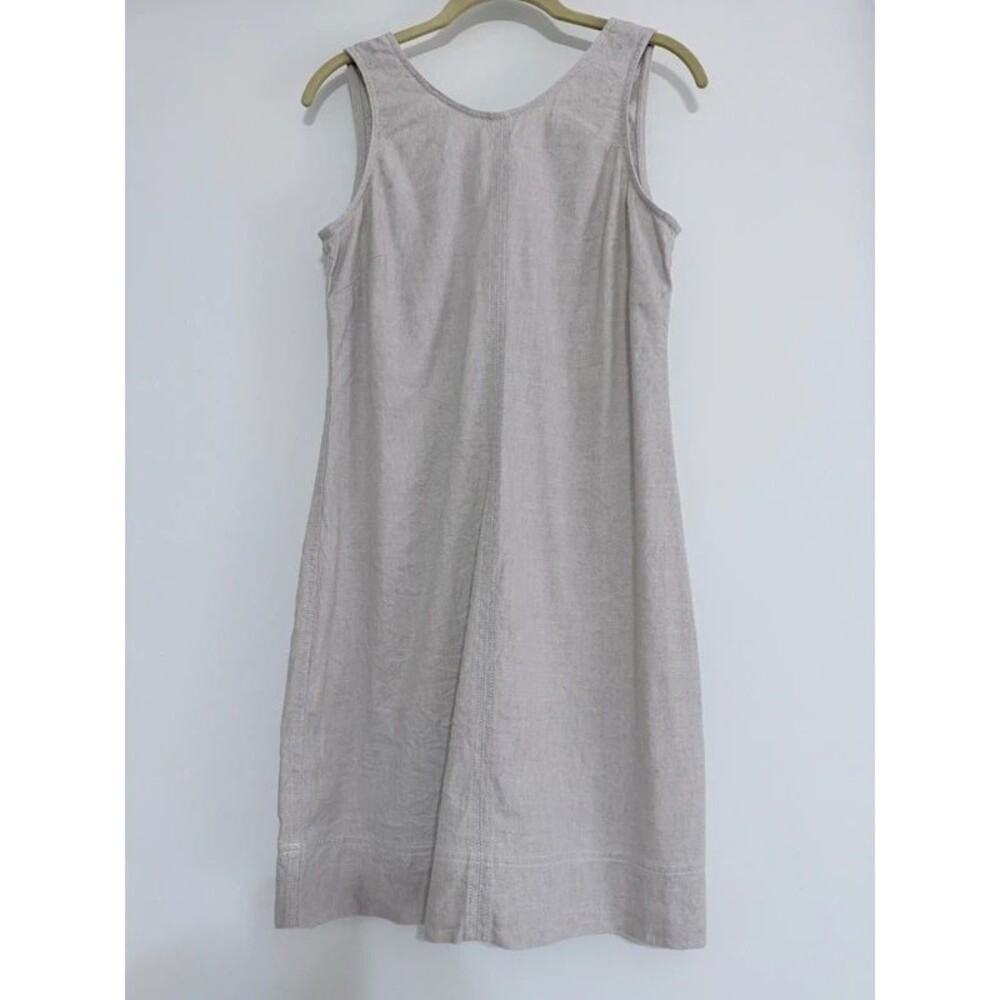 Tommy Bahama Gray Sleeveless Dress β Coastal Clean Girl / Lagenlook Style